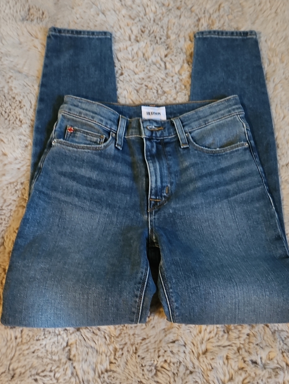 Hudson Jeans medium blue denim jeans